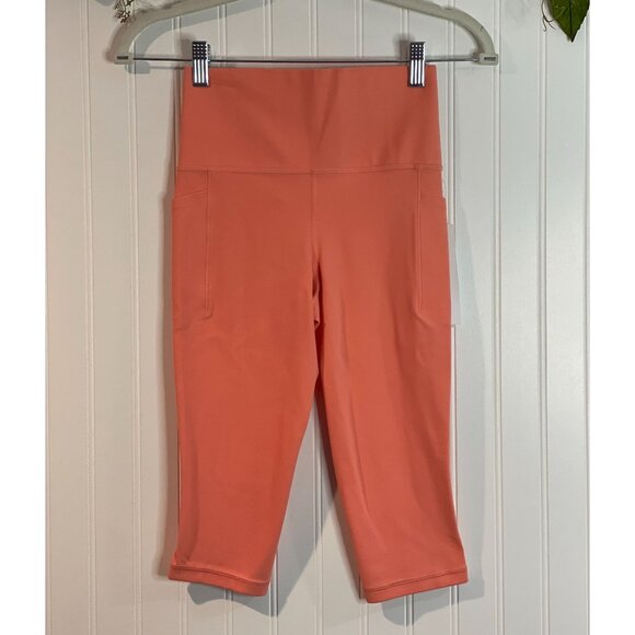Athleta Salutation Stash Pocket II Crop Capri Leggings Quick-Drying Breathable X - Picture 2 of 16